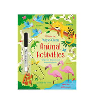 Wipe-Clean Animal Activities Usborne Publishing