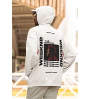 The Weeknd Rapper Baskılı Unisex Oversize Şarkıcı Hoodie