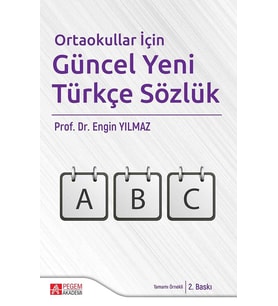 Ortaokullar İçin Güncel Yeni Türkçe Sözlük (Krem)