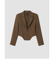 LCW Vision Haki Asimetrik Kesim Kadın Blazer Ceket