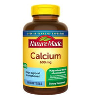 Nature Made Calcium 600mg 100 Softgels