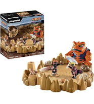 Playmobil Naruto Shippuden 70667 Naruto vs Pain, Krater Taban Plakası ve Dev Kurbağa Gamakichi ile H (Çok Renkli)