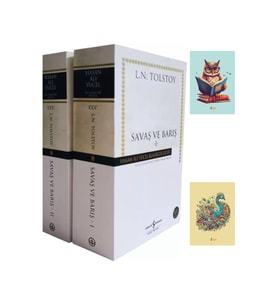 Savaş ve Barış - 2 Kitap Takım - Hasan Ali Yücel Klasikler Dizisi-Tolstoy-İş Banka-Not Defterli Seti