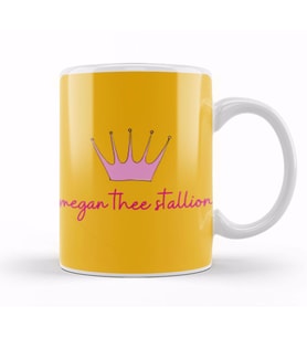 Queen Megan Thee Stallion ART Kupa Bardak Porselen