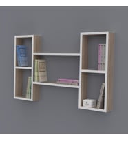 Kenzlife kitaplık gülsu 060*100*20 crd duvar rafı