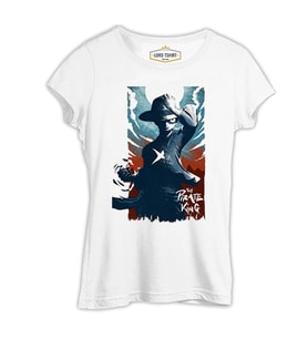 One Piece - The Pirate King Beyaz Kadın Tshirt
