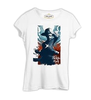 One Piece - The Pirate King Beyaz Kadın Tshirt