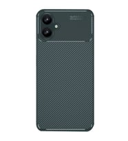 Samsung Galaxy A06 Kılıf Karbon Silikon Case Kapak (Koyu Yeşil)