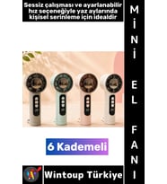 #Vantilatör Kompakt Mini Çanta Boy Gündelik Seyahat Tipi Taşınabilir Hafif Sessiz Çalışma Ev Ofis Ya