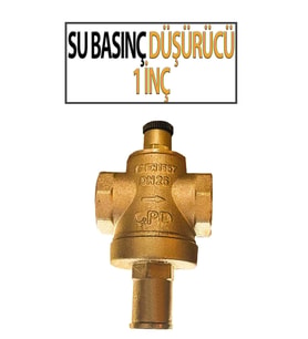 Su Basınç Düşürücü 1 İnç