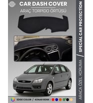 FORD FOCUS 2 (2005-2008) Torpido Örtüsü Panel Torpido Koruma Tam Uyum Çatlamayı Önler Kolay Montaj