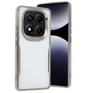 Pilelistore   Xiaomi Redmi Note 14 Pro Plus Kılıf Boyi Silikon Kapak - Titan Gri