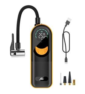 ALLY ST-5520 Dijital Basınç Göstergeli Oto Lastik Şişirme Pompası Hava Kompres - SSSSSS3307-9