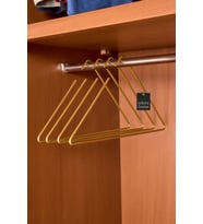 Gold Üçgen Tişört, Elbise, Gömlek, Mayo Askısı, Şık Tasarım Mağaza Store Askısı - Metal Paslanmaz