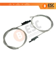 Mercedes A B W169 W245 için Sunroof Tavan Rüzgar Deflektör Halat Seti A1697800244