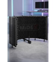 Midex PF-43 Mikrofon Ses Yalıtım İzolasyon Paneli 5 Bölümlü Ayaklı (69x26 cm)