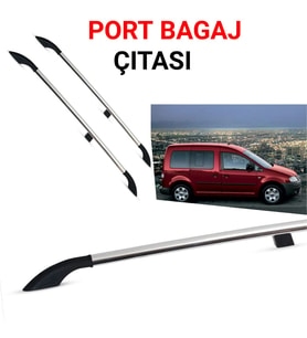 CADDY KISA ŞASE PORTBAGAJ TAVAN ÇİTASI GRİ 2003 2004 2005 2006 2007 2008 2009 2010