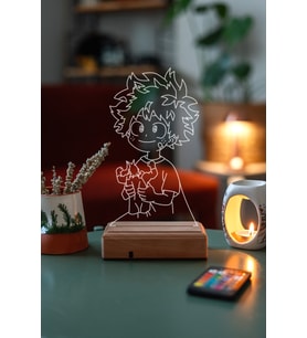 My Hero Academia Deku Izuku 16 Renk Anime Gece Lambası