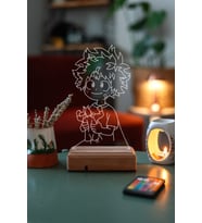 My Hero Academia Deku Izuku 16 Renk Anime Gece Lambası