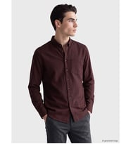 LCWAIKIKI Classic Mürdüm Regular Fit Oxford Erkek Gömlek