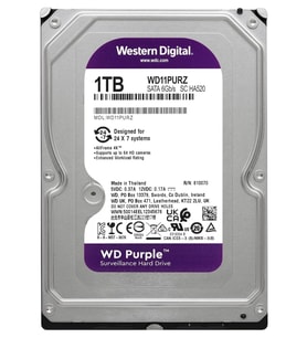 WD Purple WD11PURZ 1TB Surveillance 5400rpm 64mb 3,5" 7/24 Güvenlik Diski Resmi Distribütör Garantilidir
