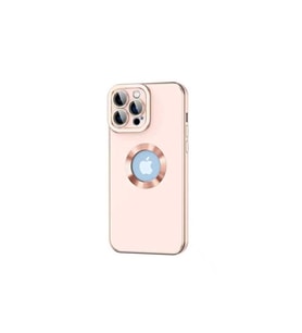 Apple iPhone 14 Pro Max Uyumlu Kılıf Zore Kongo Kapak (Rose Gold Altın)