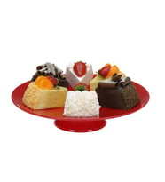 Professional Gastronomi Teşhir Tepsisi Ayaklı Yuvarlak  PC - 25 cm BO385