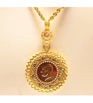Çerçeveli Baskı Yarım Altın