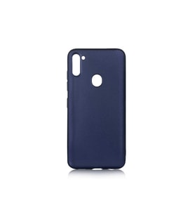 Samsung Galaxy M11 Uyumlu Kılıf Zore Premier Silikon Kapak (Lacivert)
