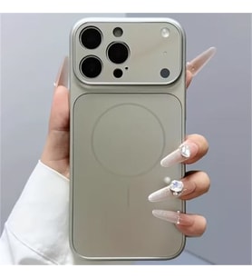 Coverzone iPhone 17 Pro Max ile Uyumlu K?l?f MagSafe ile uyumlu Kablosuz ?arj Destekli Temperli Kamera Koruma Glass K?l?f � Parmak izi yapmayan Wireless Charging Kamera Koruyucu Darbe Emici Sert Kapak