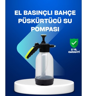 Basınçlı Manuel Köpük Pompası 2L Ayarlanabilir Sprey Başlıklı Temizlik