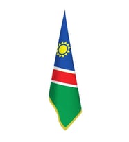 Namibian Bayrağı - Ofis-Makam-Toplantı Odaları - Saçaklı Makam Bayrağı