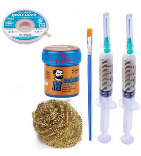 Havya ucu Temizleme Lehim Solder Paste 138°C 42G Flux Lehim Toplama CP-2515 Lehim Emme Teli 2,5 mm st05