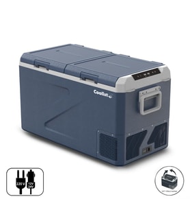 Coolist CLK80D 12/24V 220Volt 82,5 Litre Çift Bölmeli Kompresörlü Outdoor Oto Buzdolabı/Dondurucu