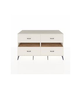 Kronos Konsol 2 Raflı 4 Çekmeceli  176x59x99 Aytaşı-Çam/Aytaşı