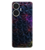 Realme C55 Kılıf Silikon Desen Özel Seri Renkli Prizmalar 1783