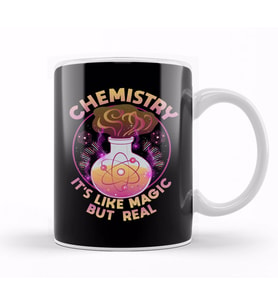 Funny Chemistry It's Like Magic But Real Science Kupa Bardak Porselen