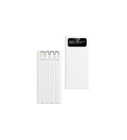 12000 mAh 22.5W Hızlı Şarj Powerbank Dijital Göstergeli Taşınabilir Şarj Cihazı (Beyaz)