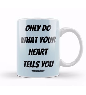 queen Princess Diana Quotes Art Gift UK Vintage Retro Style Kupa Bardak Porselen
