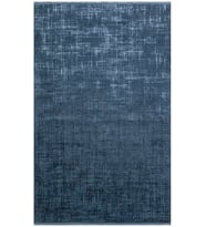 Bespoky Eberndorf Mavi Patchwork Pamuklu El Dokuması Alan Halısı