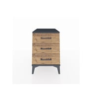 Kronos Komodin 3 Çekmeceli 44x59x64 Antrasit-Çam