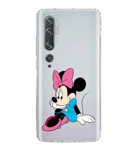 Xiaomi  Poco X3  Kamera Korumalı Kapak Minnie Mouse Tasarımlı Şeffaf  Kılıf