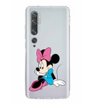 Xiaomi  Poco X3  Kamera Korumalı Kapak Minnie Mouse Tasarımlı Şeffaf  Kılıf