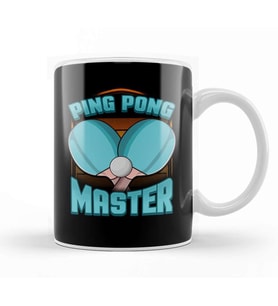Ping Pong Master Table Tennis Pingpong Kupa Bardak Porselen