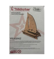 Yıldızlar Demonte 3 Boyutlu Ahşap Maket Yel Değirmeni