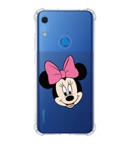 Huawei Y6s  Köşe Korumalı Antişok Kapak Minnie Mouse Tasarımlı Şeffaf  Kılıf