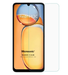 Tonex Redmi 13C Uyumlu  Temperli cam 9H sertlik 2.5D Ekran koruyucu 