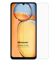 Tonex Redmi 13C Uyumlu  Temperli cam 9H sertlik 2.5D Ekran koruyucu 