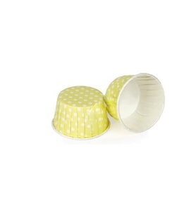 Cupcake Kalıbı Orta Boy 50*39 Mm (50 Adet)  Puantiyeli  Sarı