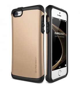 VRS iPhone 5SE ile Uyumlu Hard Drop Kılıf Shine Gold